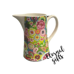 Burst of Colour 1 pint Milk Jug by Shannonbridge Pottery