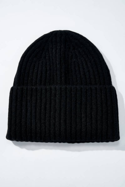 Solid Wool Beanie in Deep Red,  black or Winter White