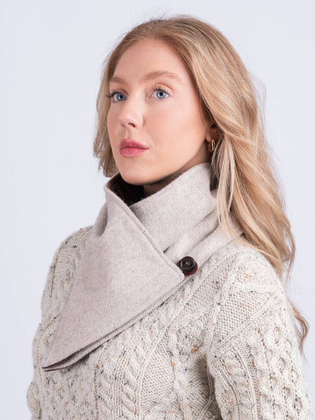 Alpaca Wool Tweed Snood by Celtic Tweed