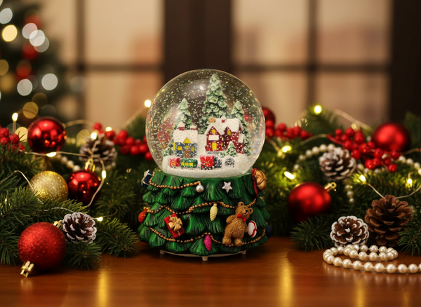 Music box - 100 mm snow globe”