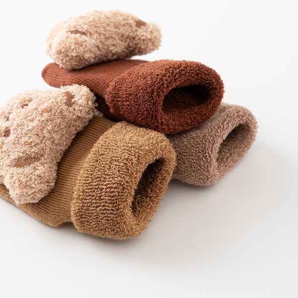 Annie & Charles® socks with non-slip sole BEAR