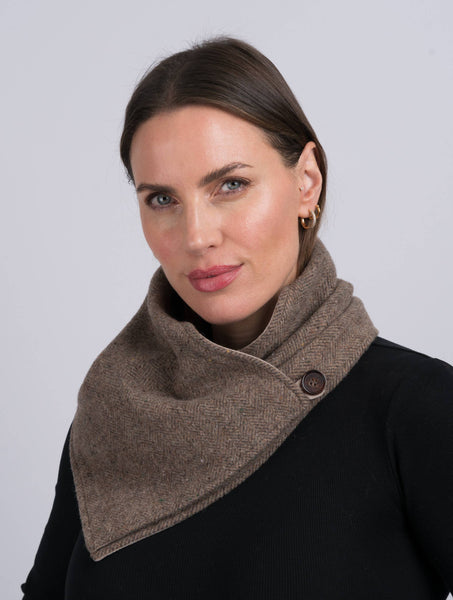 Women's Fawn Tweed Snood by Celtic Tweed