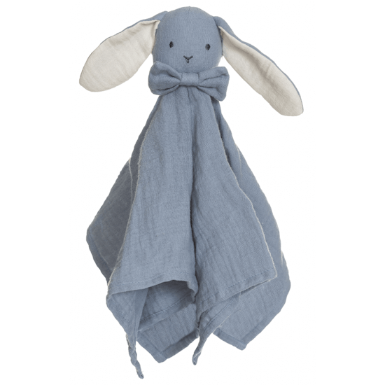 Diinglisar, Claw blanket, Rabbit, Muslin blue