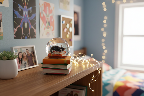 Ornamental Musical Glitter Globes