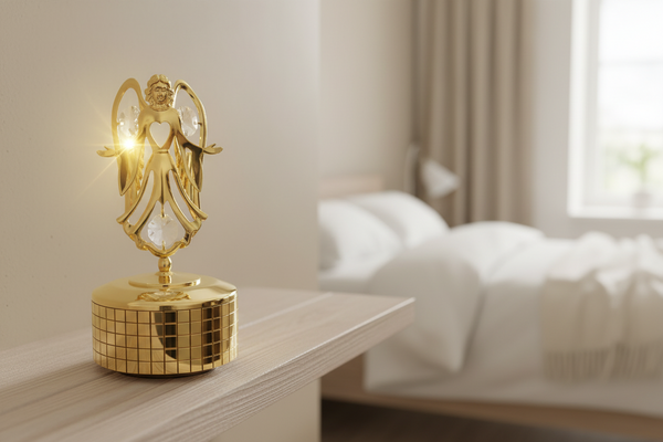 Music box Angel (Crystal Adorned)