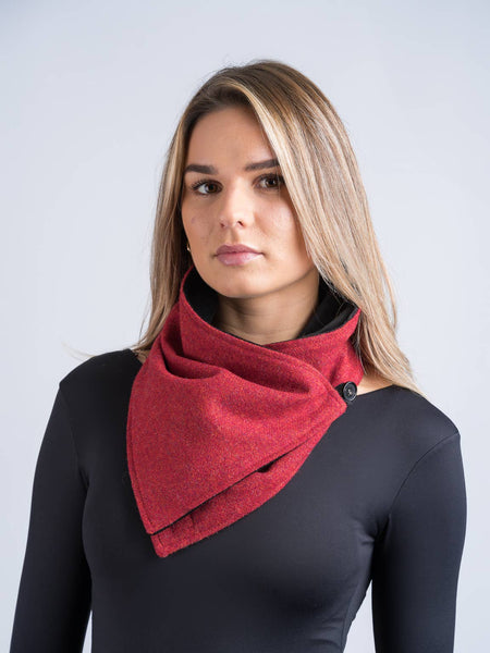 Orange Tweed Snood By Celtic Tweed