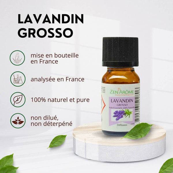 Lavandin Grosso Essential Oil - 100% Natural - 10ml