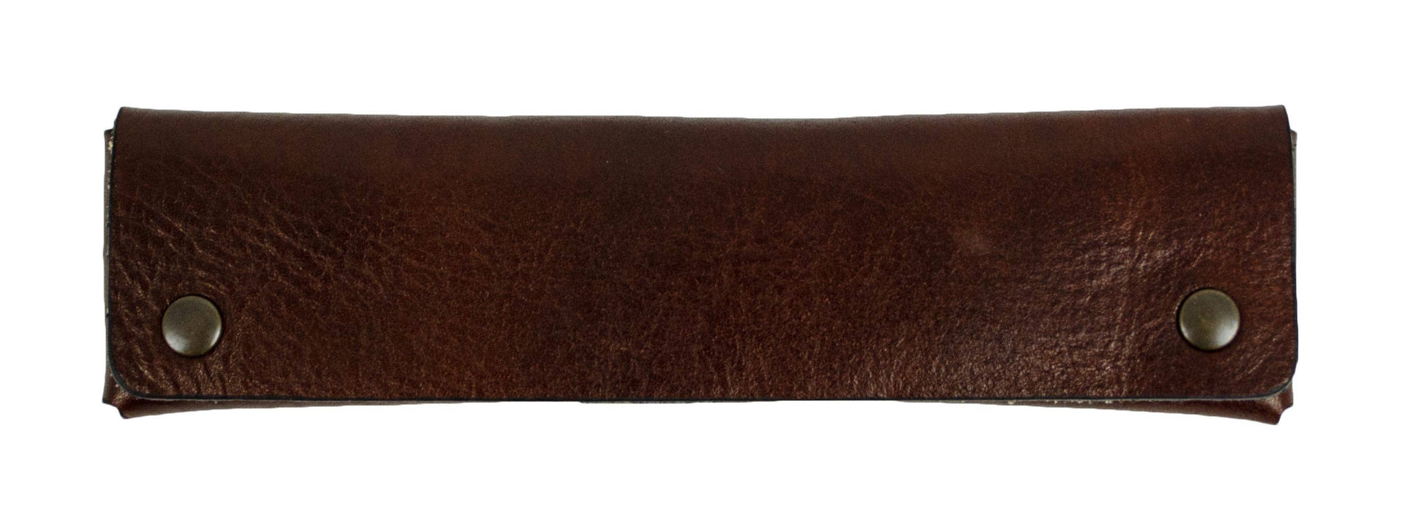 Brown Leather Pen Case Holder - Appointment in Samarra