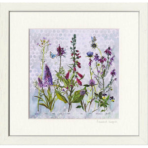 Wildflowers 'Purples' Print by Annabel Langrish