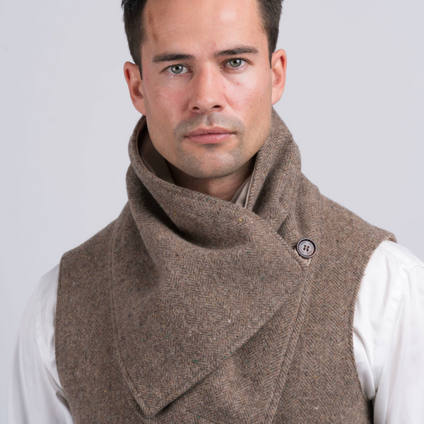 Men's Fawn Tweed Snood by Celtic Tweed