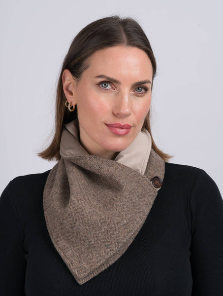 Women's Fawn Tweed Snood by Celtic Tweed