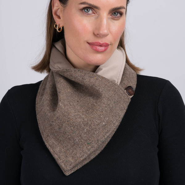 Women's Fawn Tweed Snood by Celtic Tweed