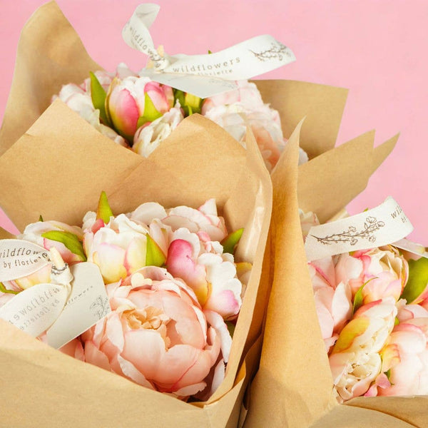 Classic Silk Artificial Peony Bouquet
