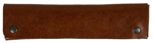 Brown Leather Pen Case Holder - Appointment in Samarra