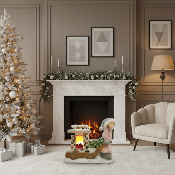 Fireplace in Wheelbarrow Molly From The Colly & Molly Collection