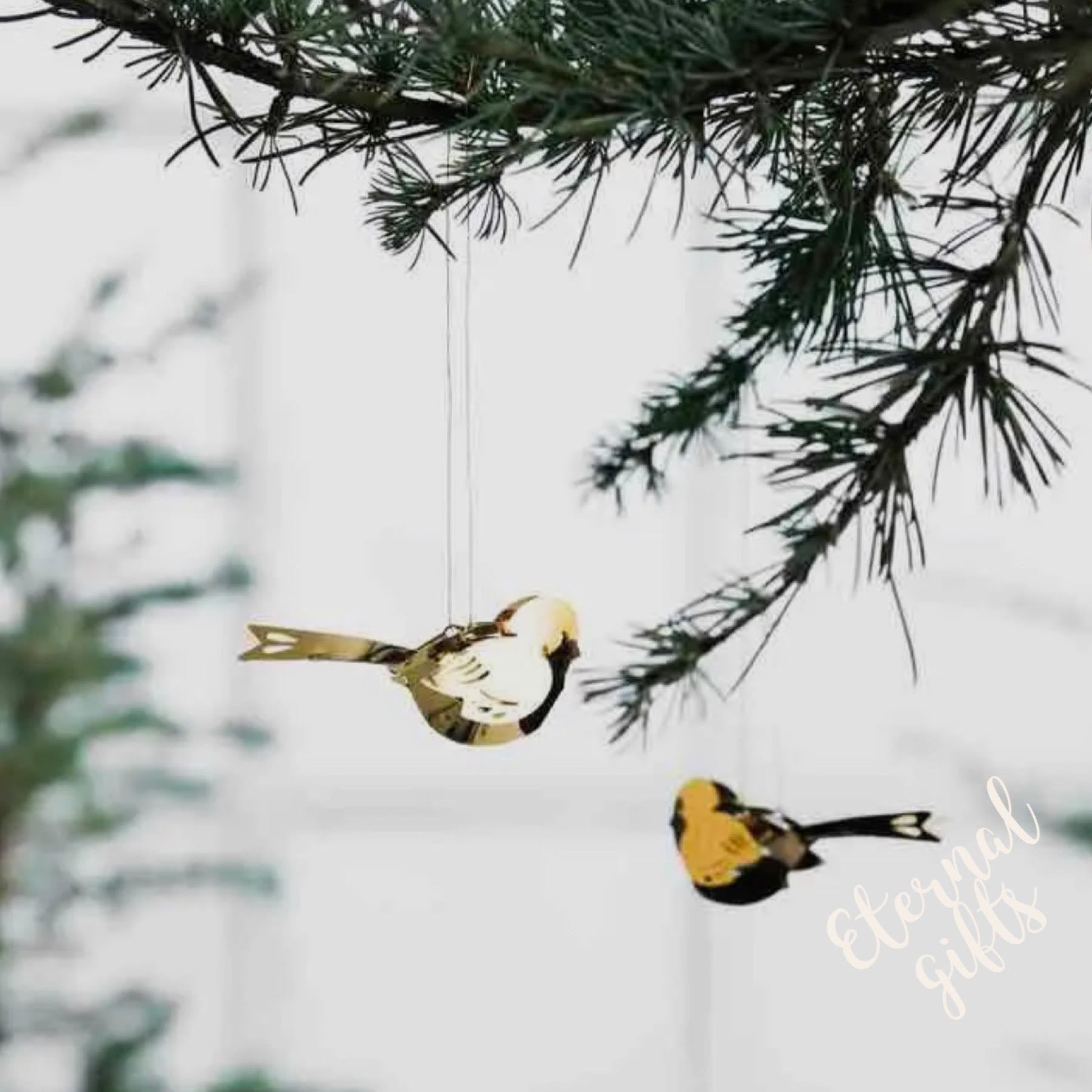 Miniature Gold Bird By Jette Frolich Design