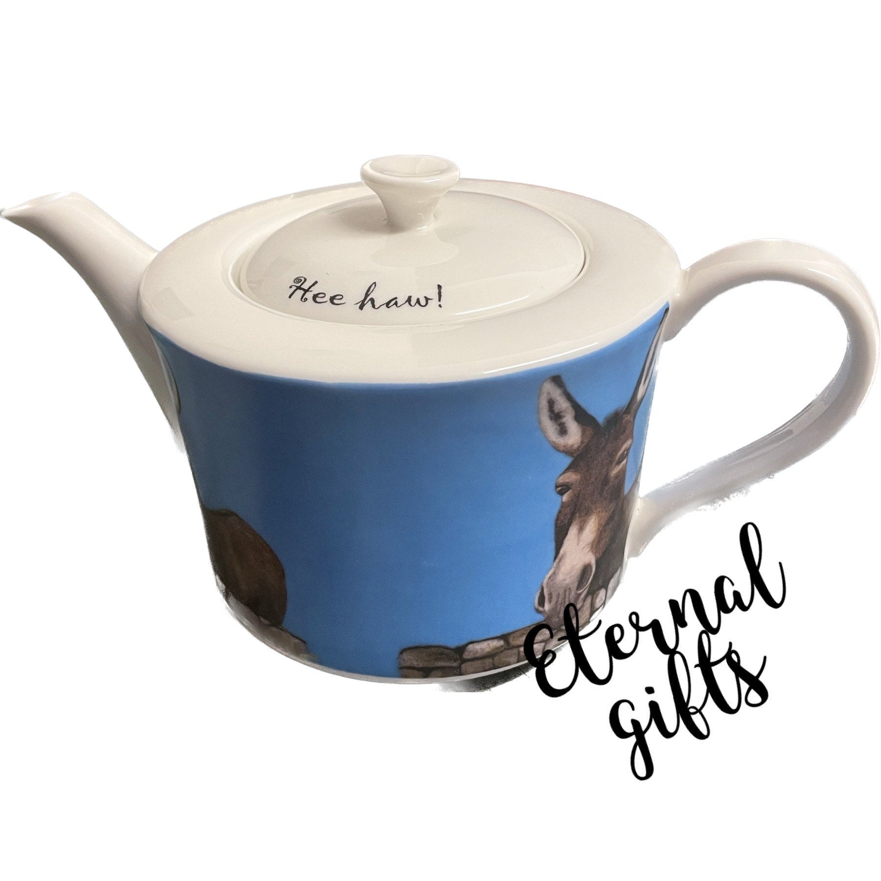 HeeHaw (Donkey) 4 cup Teapot by Shannonbridge Pottery