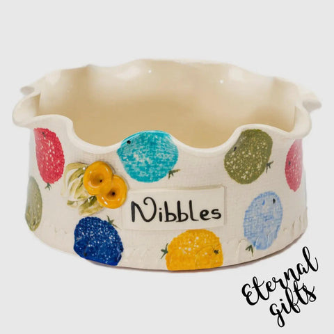 Nibbles Ceramic Container by Stable Door Pottery