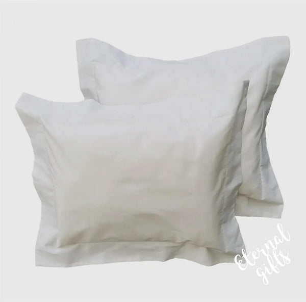 Pillow Case 2 Pcs Baby White Classic Gots by Summerville Organics