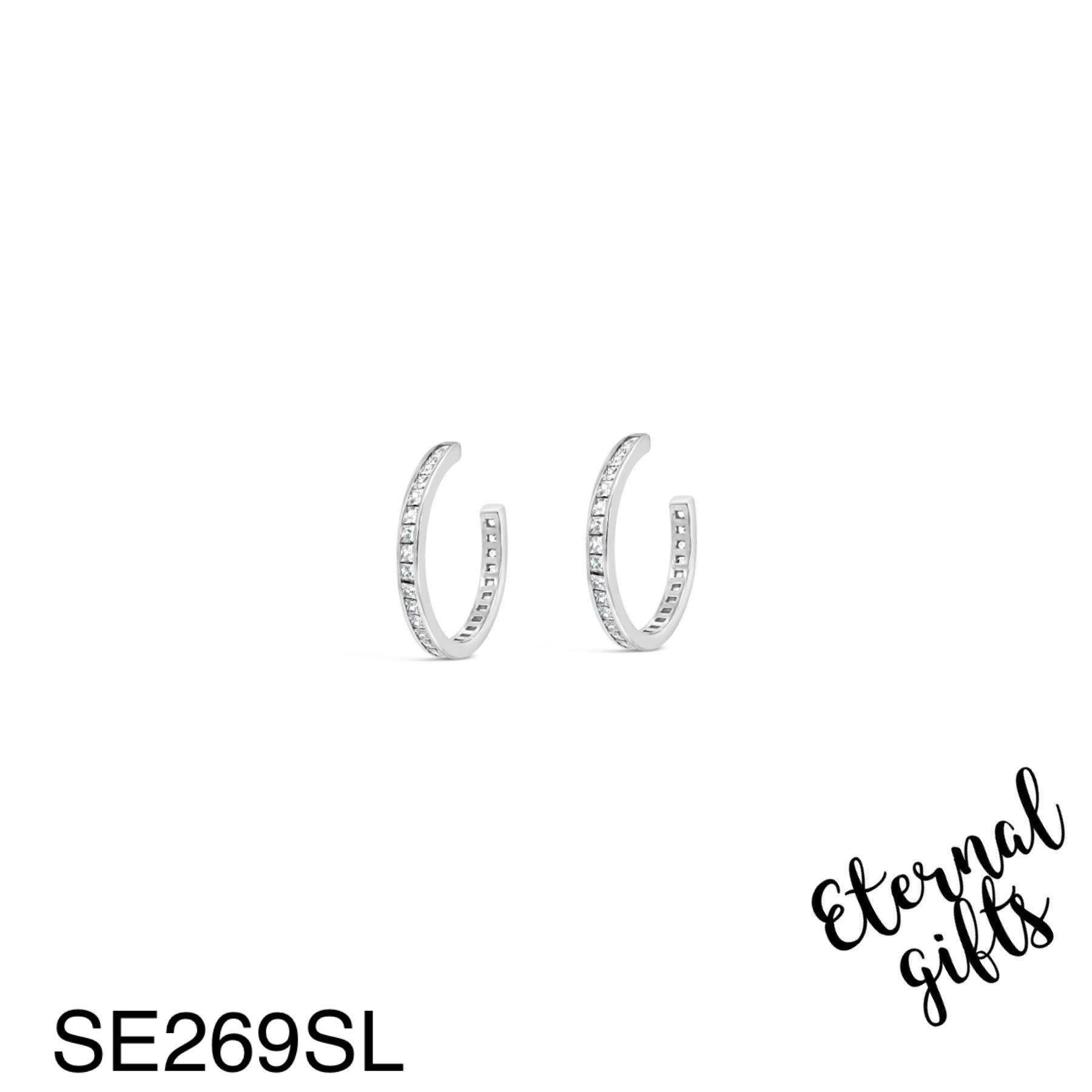 Sterling Silver Hoops - Silver by Absolute