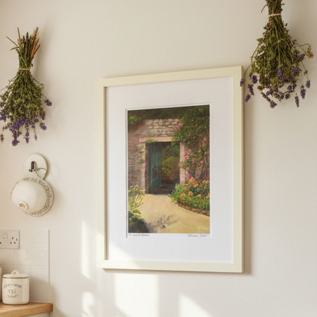 The Secret Garden Framed Mounted Print - Clemence Prosen Art
