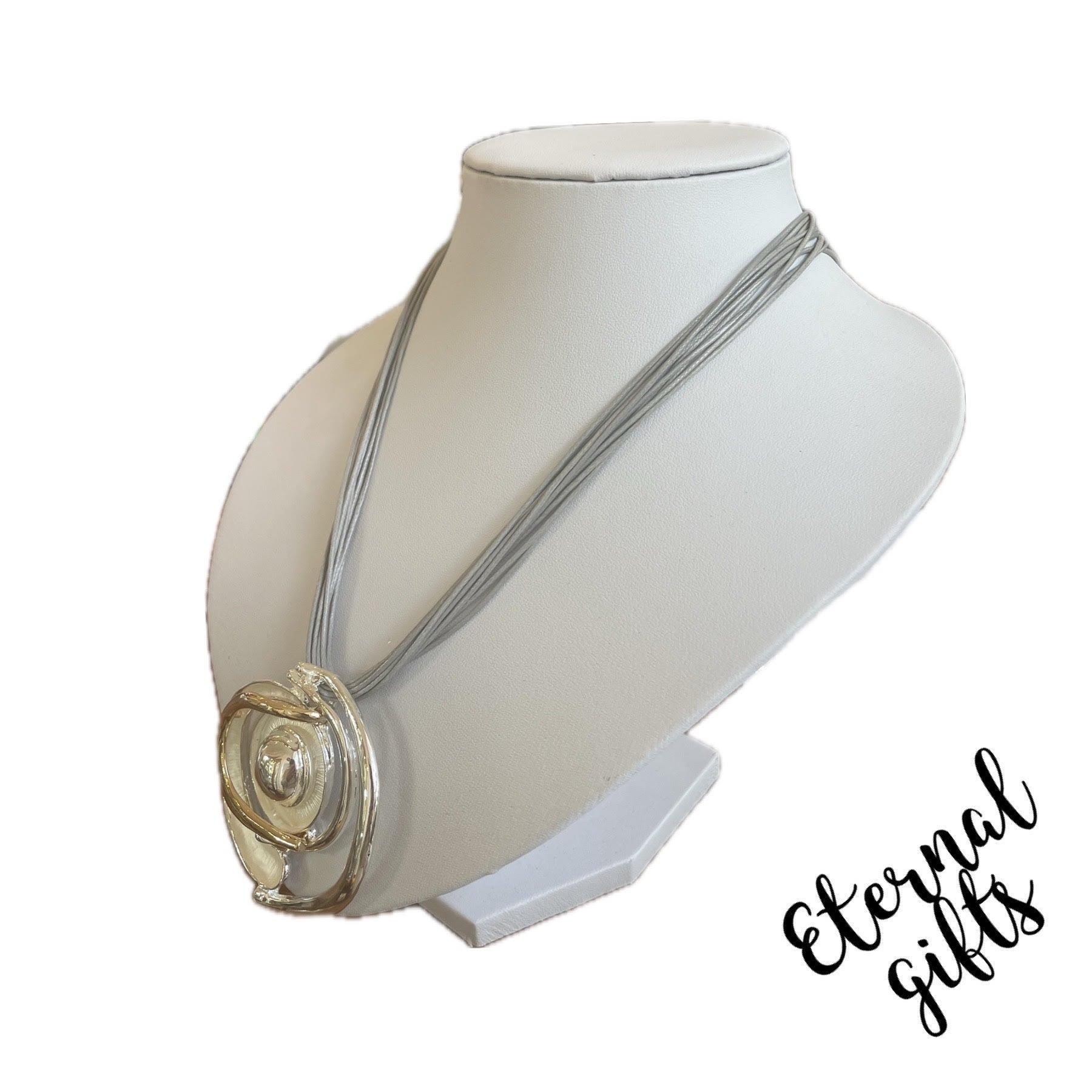 Statement Pendant with Magnetic Clasp by Estela