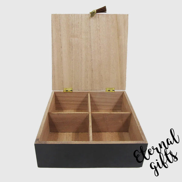 Tea Organiser Box (Black)