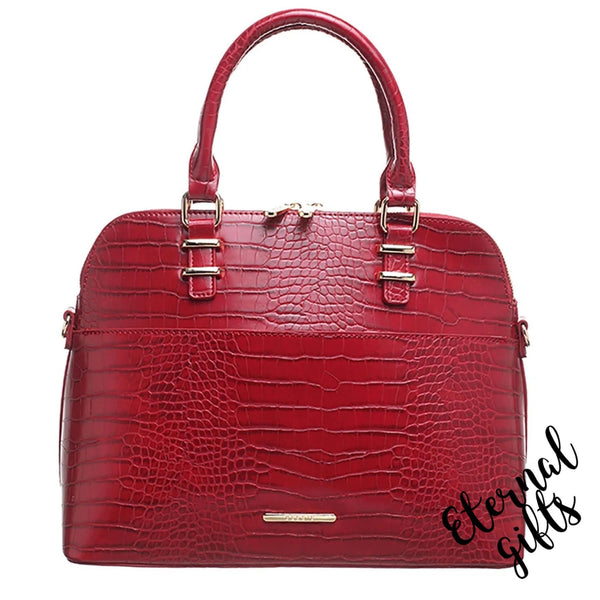 The Helena Handbag in Red by Bessie