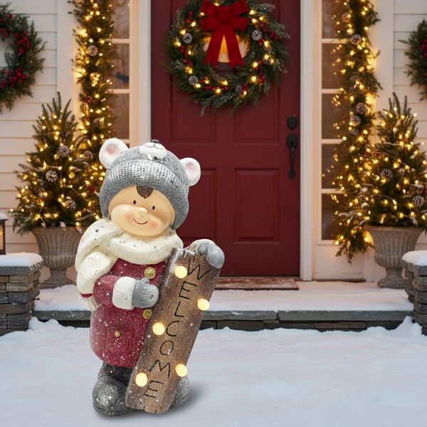 Olly goes Snowboarding with LED From Colly & Molly Collection