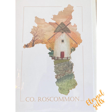 Co. Roscommon Art Print (Unframed ) by Clemence Prosen Art