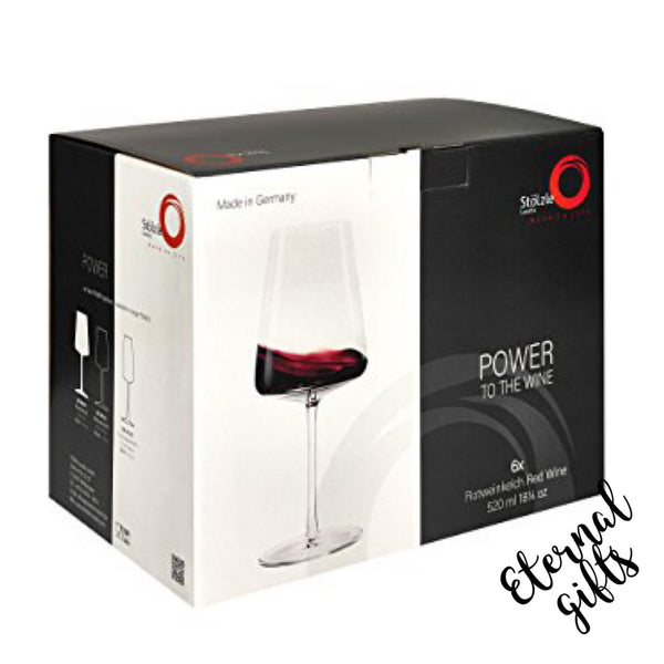 Power Red Wine Glasses by Stölzle 520ml (Set of 6)
