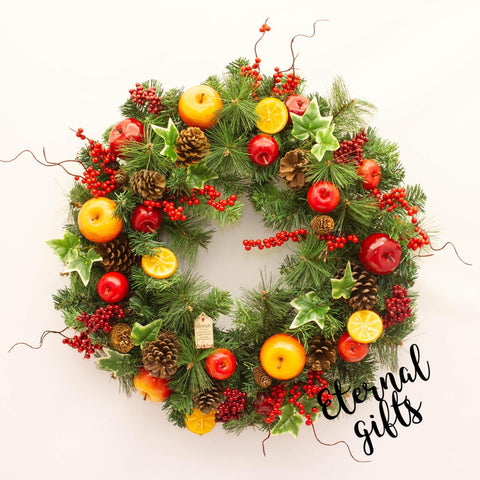 Enchante Winter Orchard Wreath Large 60cm