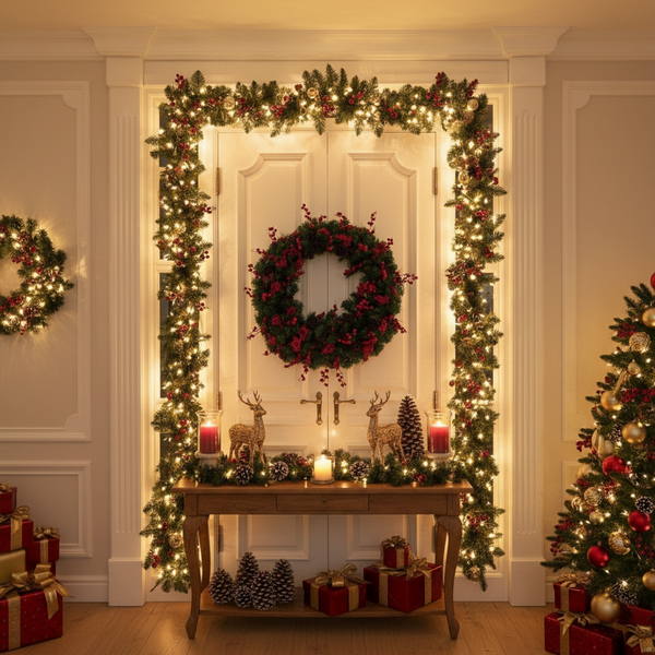 Enchante Berry EXTRA LARGE Woodland Wreath XL 40"