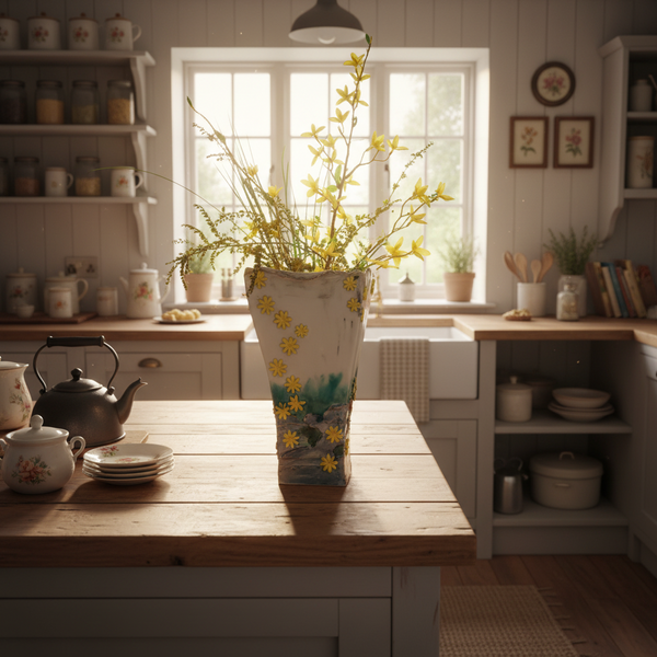 Yellow Daisy (Large)- Creative Clay