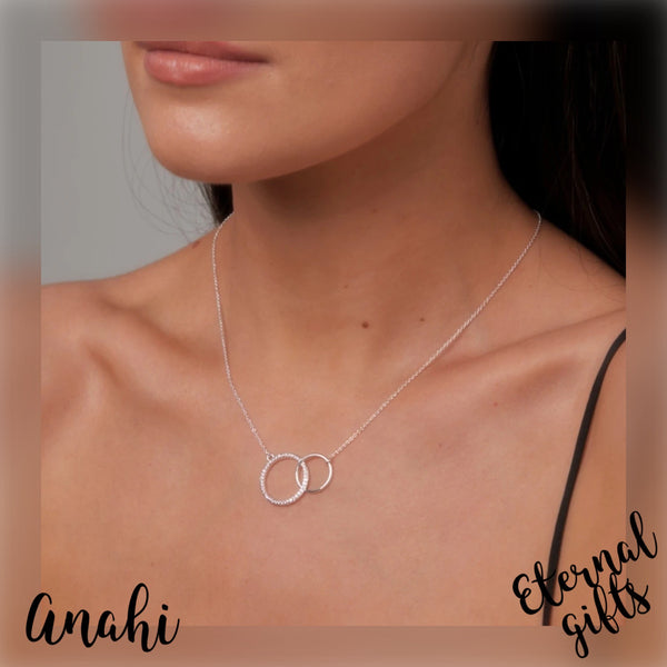Anahi Rhodium Necklace - Knight and Day Jewellery