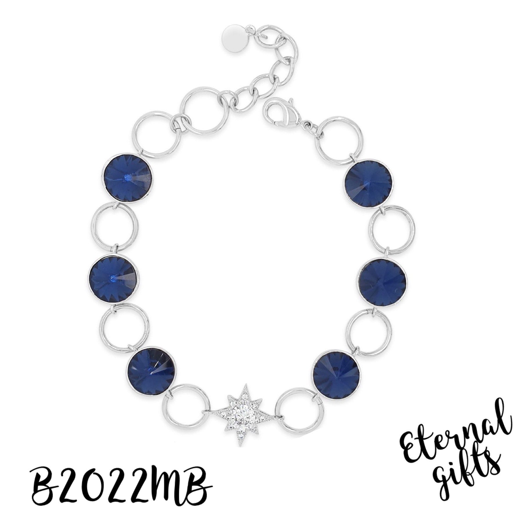 Silver Bracelet The Sapphire Collection Absolute Jewellery
