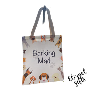 Barking Mad Canvas Tote Bag
