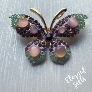 Butterfly Brooch with Clasp by Roisin