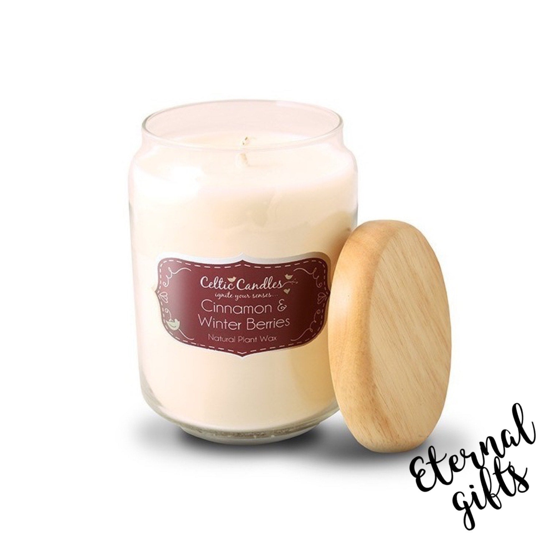 Cinnamon & Winter Berries Large Pop Jar - Celtic Candles