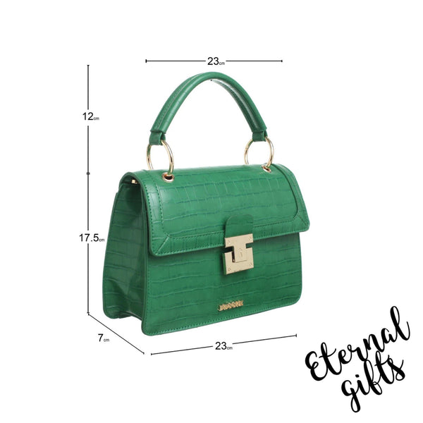 The Clara Handbag in Green MINI