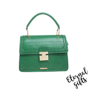 The Clara Handbag in Green MINI