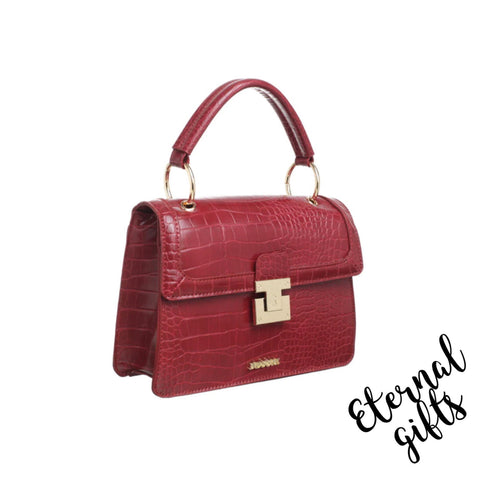 The Clara Handbag in Red MINI