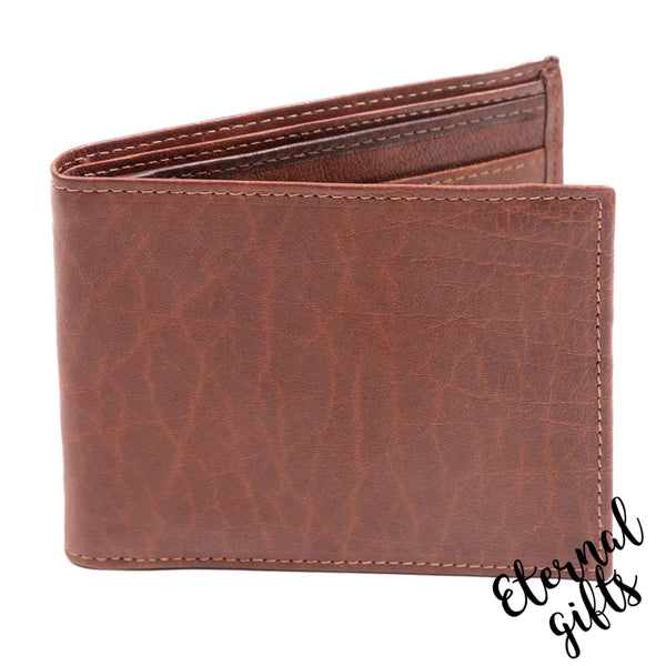 Leather Wallet Tan - Tinnakeenly Leathers