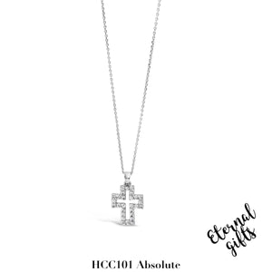 Silver Cross and Chain HCC101 - Absolute Kids Collection