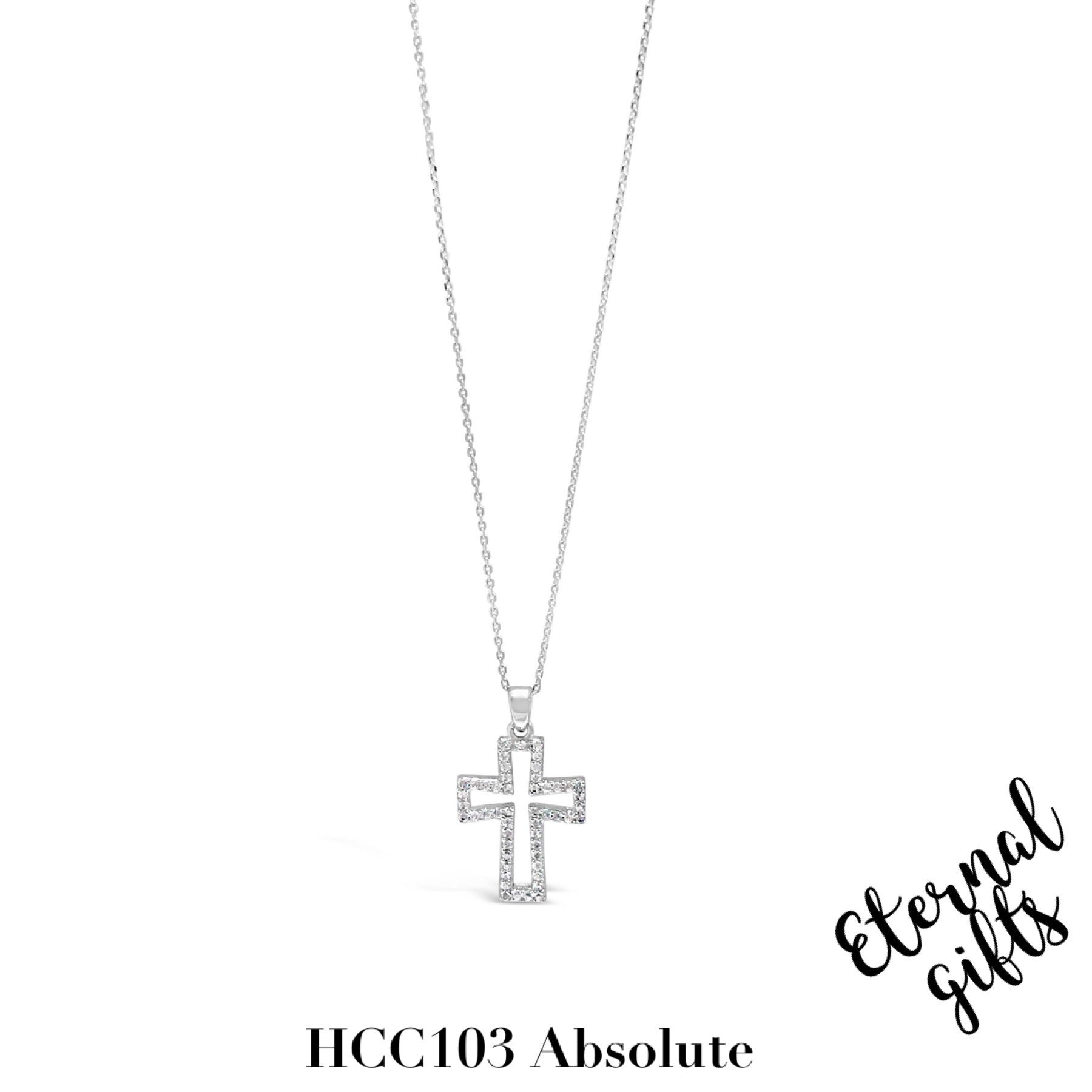 Silver Cross and Chain HCC103- Absolute Kids Collection