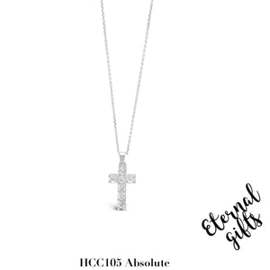 Silver Cross and Chain HCC105 - Absolute Kids Collection