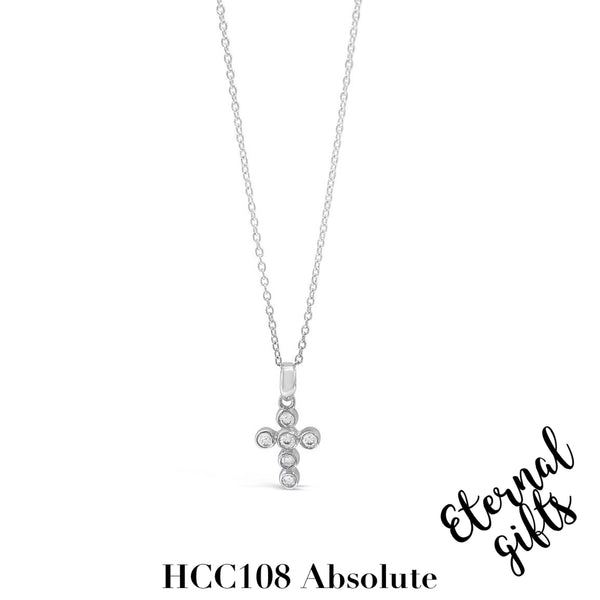 Silver Cross and Chain HCC108 - Absolute Kids Collection