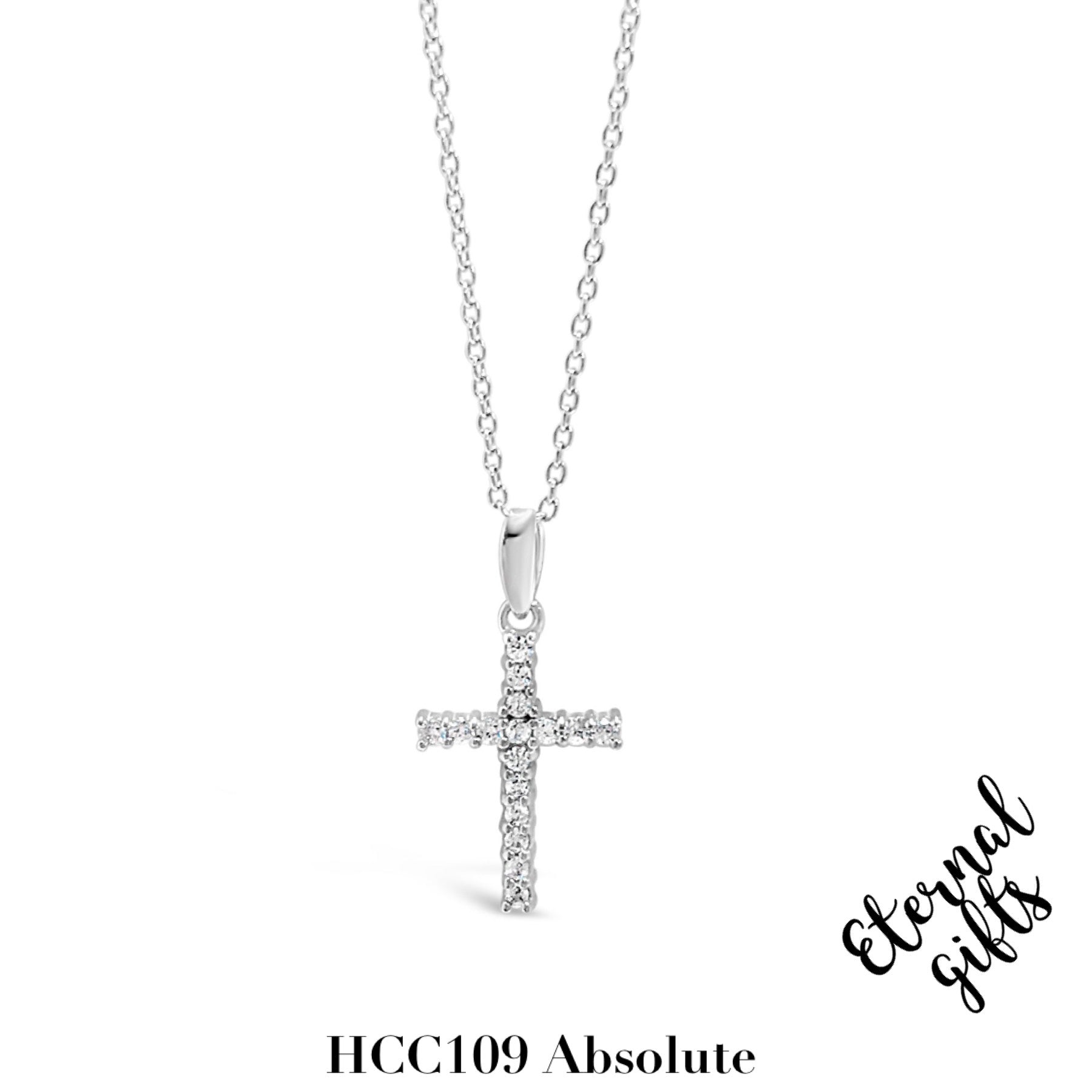 Silver cross and Chain HCC109 - Absolute Kids Collection
