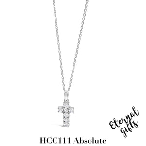 Silver Cross and Chain HCC111 - Absolute Kids Collection