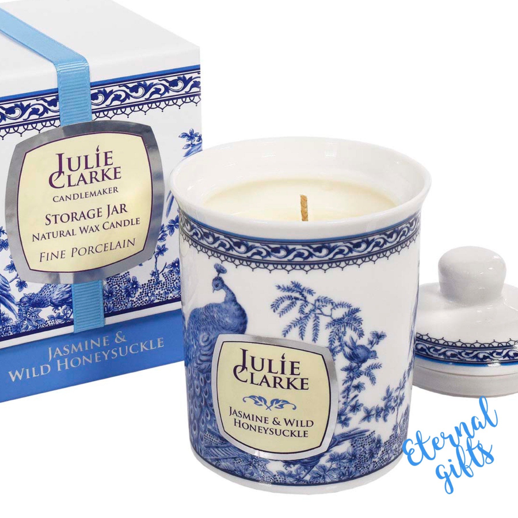 Jasmine and Wild Honeysuckle Candle - Julie Clarke Peacock Collection